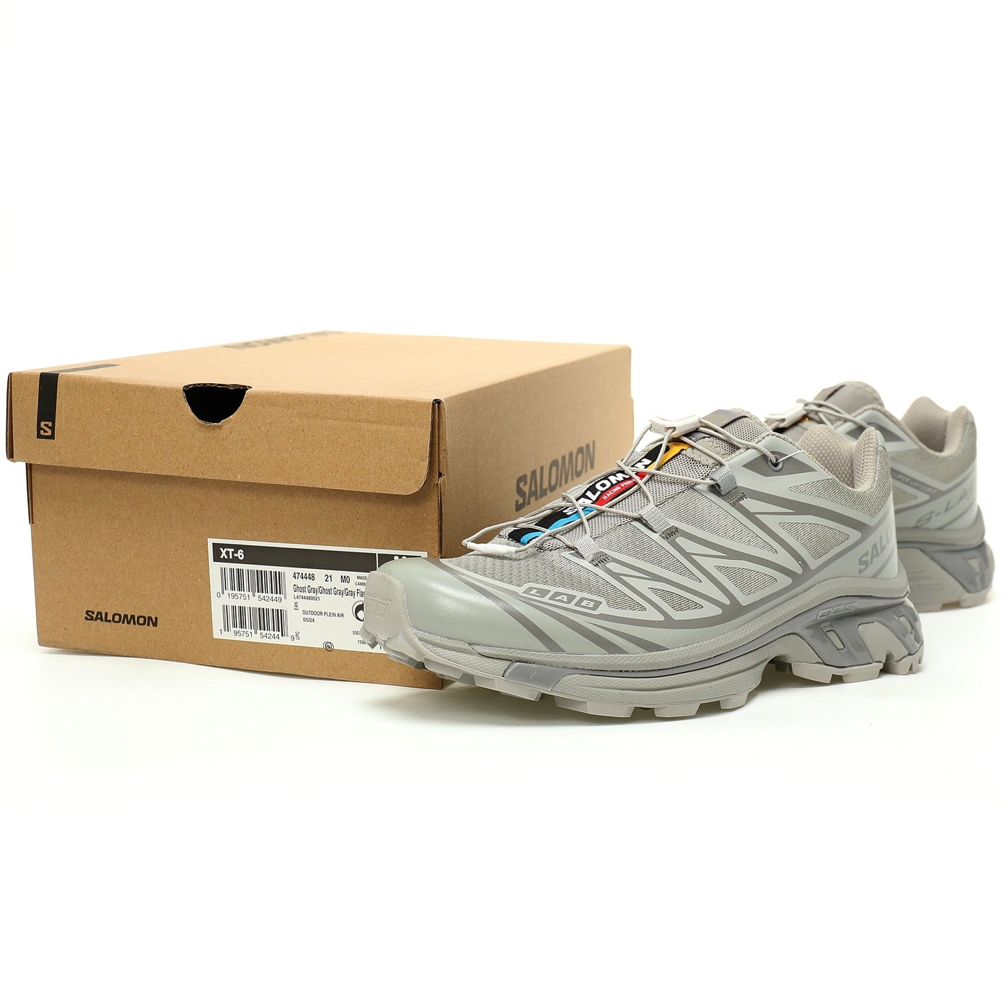 Salomon XT-6 GTX Outdoor Sports Shoes Collection Grey