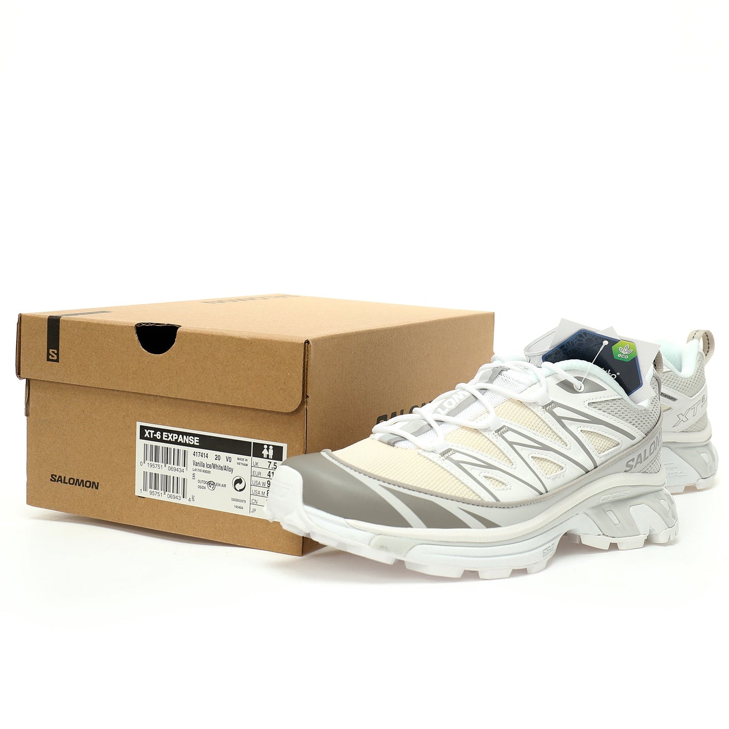 Salomon XT-6 GTX Outdoor Sports Shoes Collection White/Grey