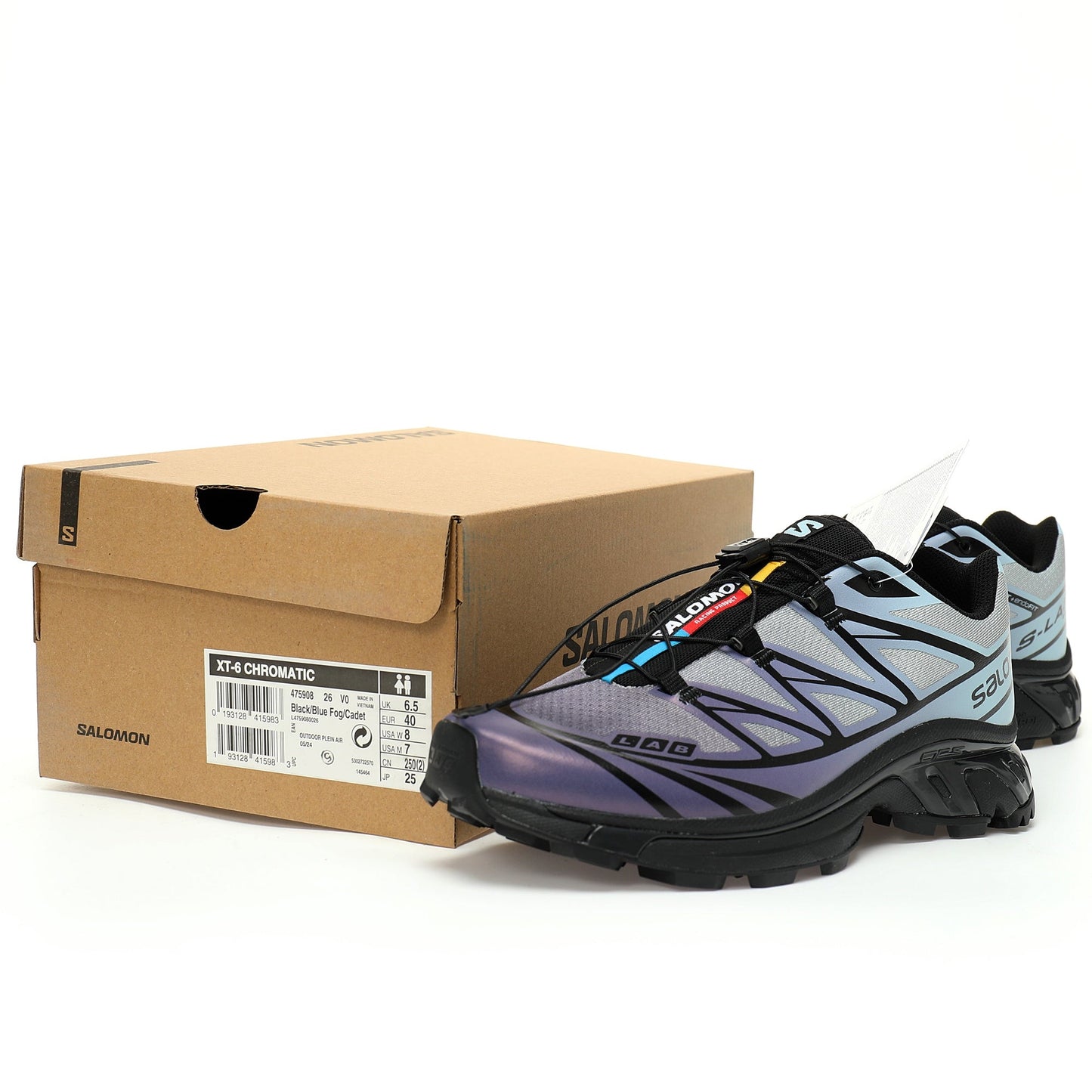 Salomon XT-6 GTX Outdoor Sports Shoes Collection Blue gradient