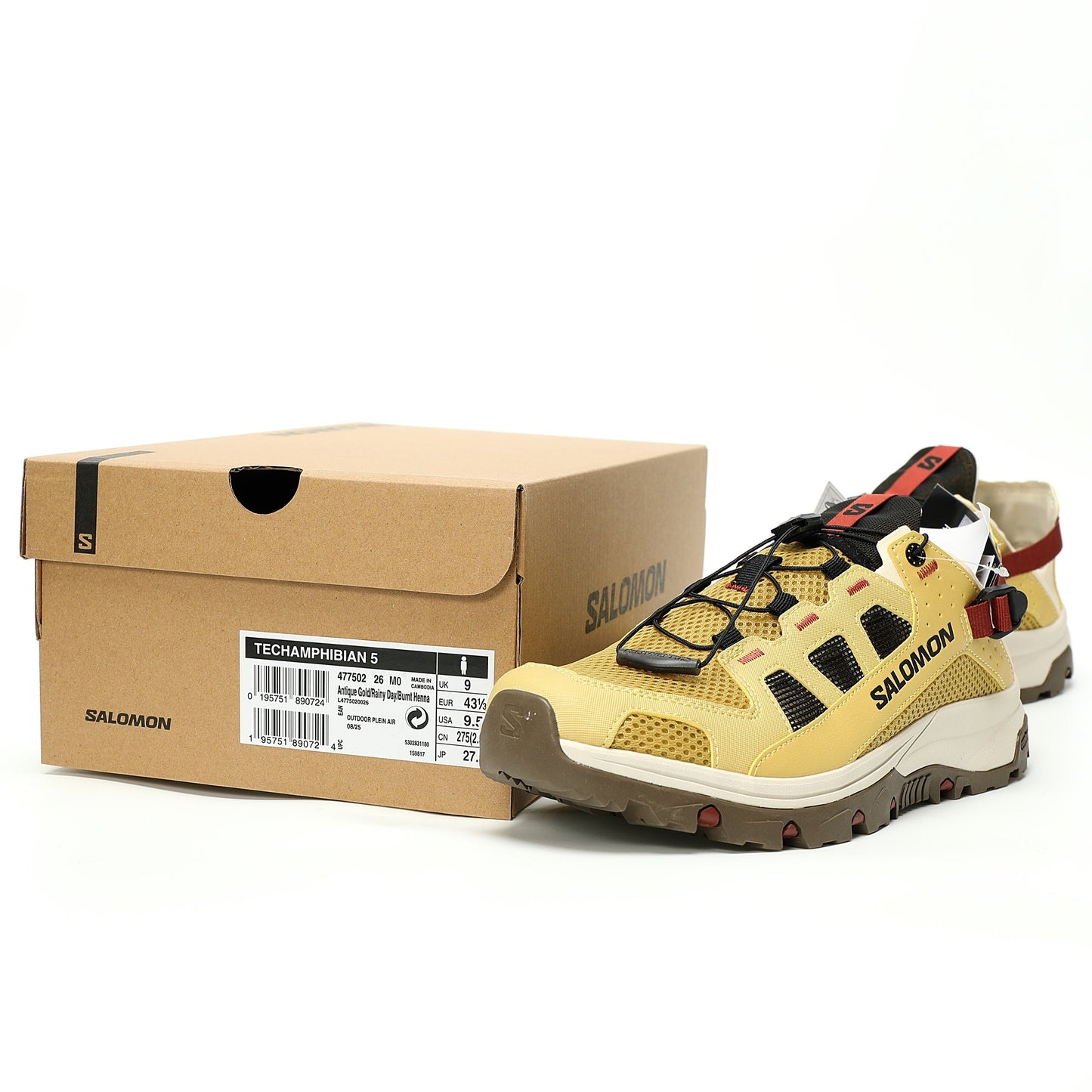 Salomon Techamphibian 5' Yellow / Red