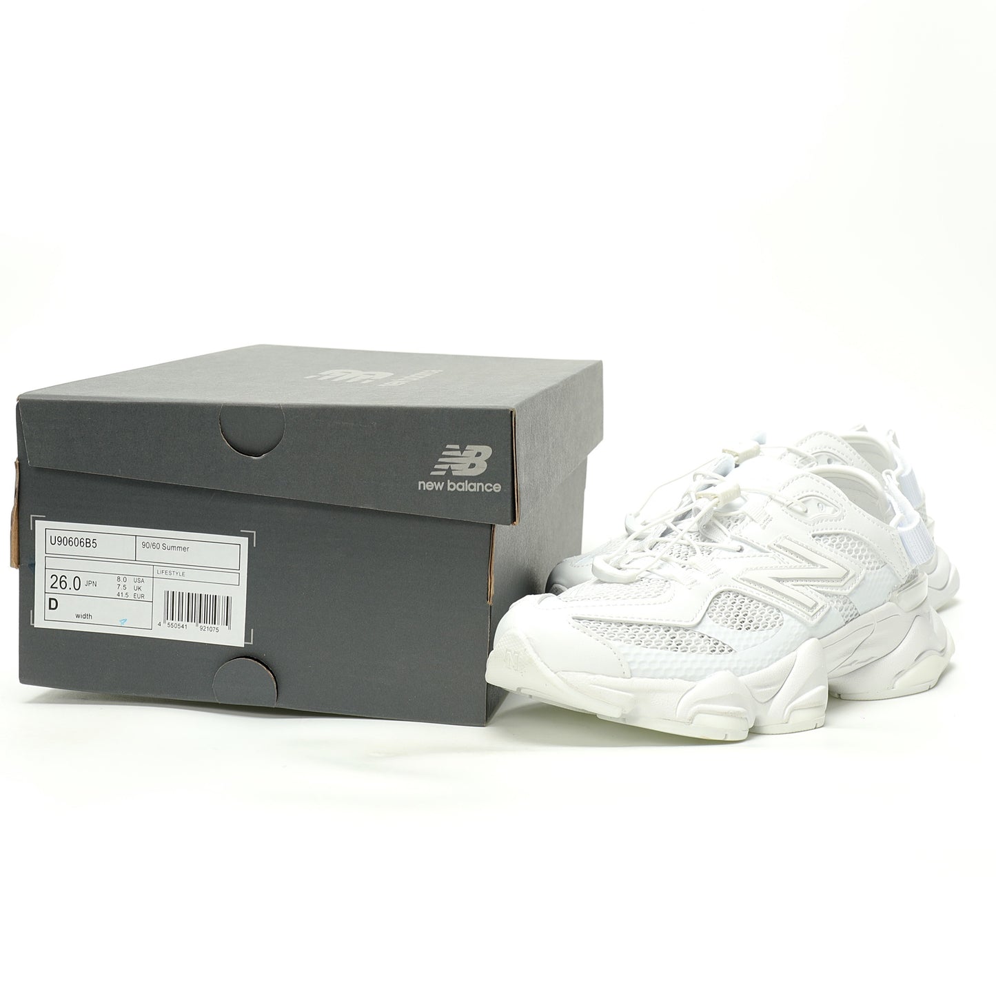New Balance U9060 Sneaker Mesh surface / White