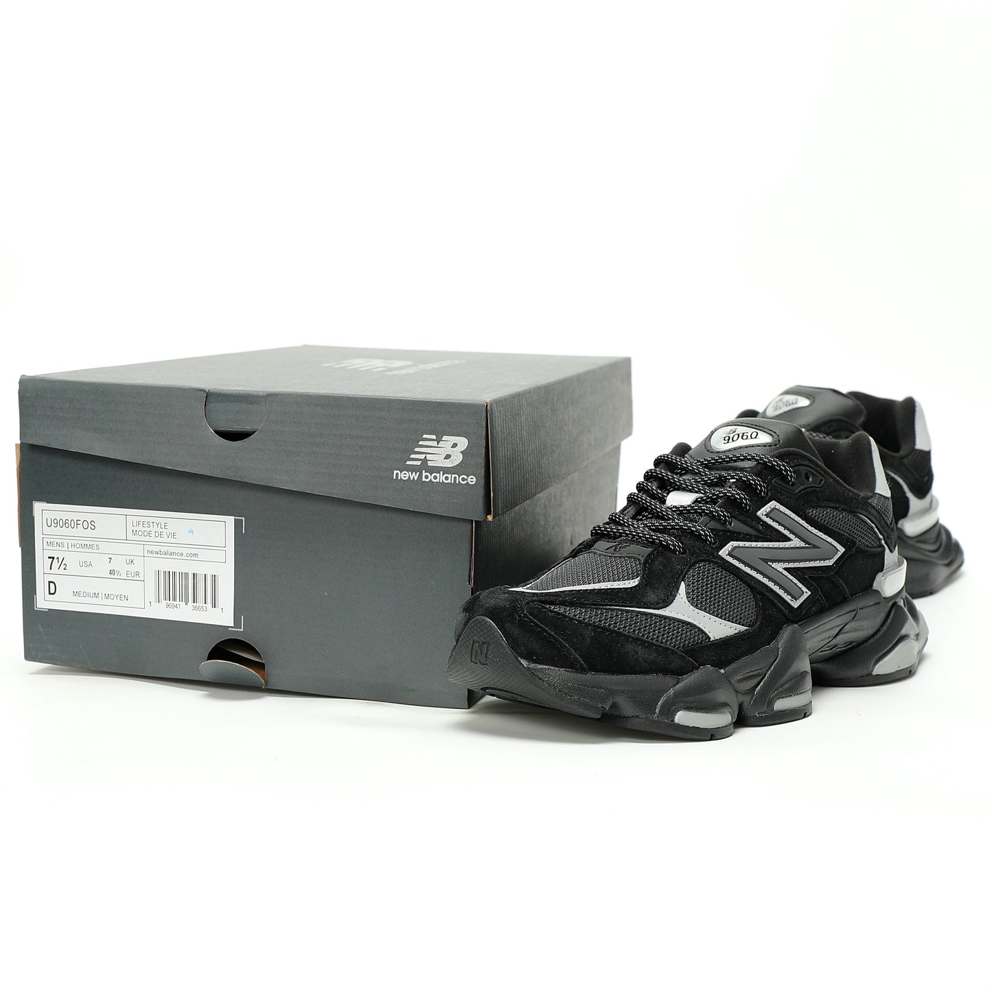 New Balance 9060 Sneaker Black / Grey / Silver