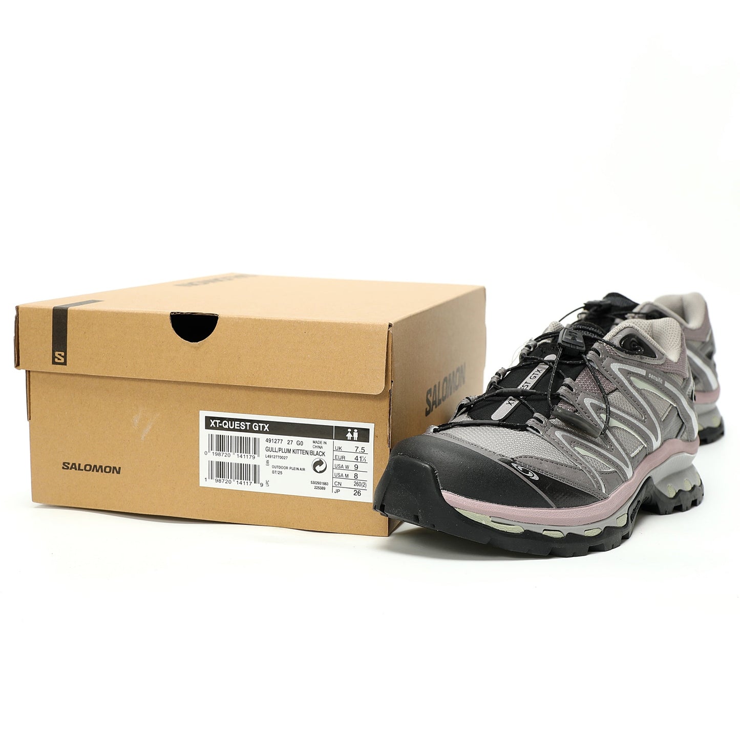 SALOMON XT-Quest Adv Grey / Black / Pink