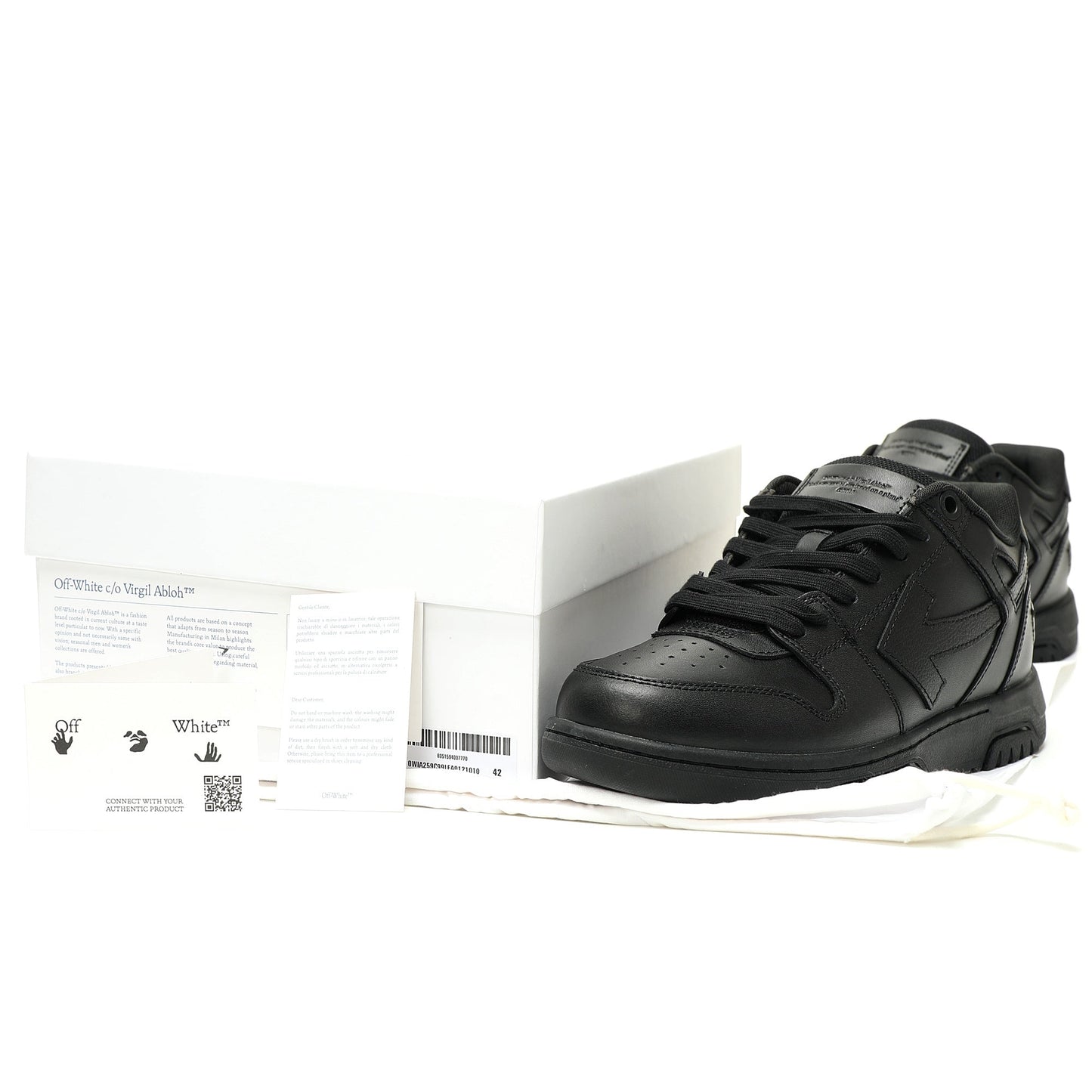 Off-White™ "Out Of Office" OOO Sneaker Black