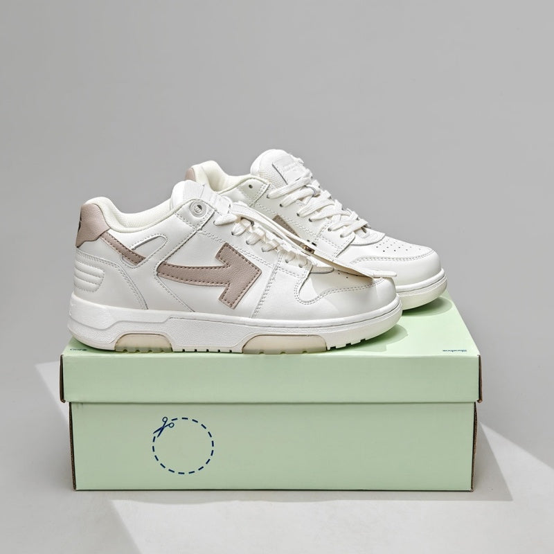 Off-White™ "Out Of Office" OOO Sneaker White / Khaki