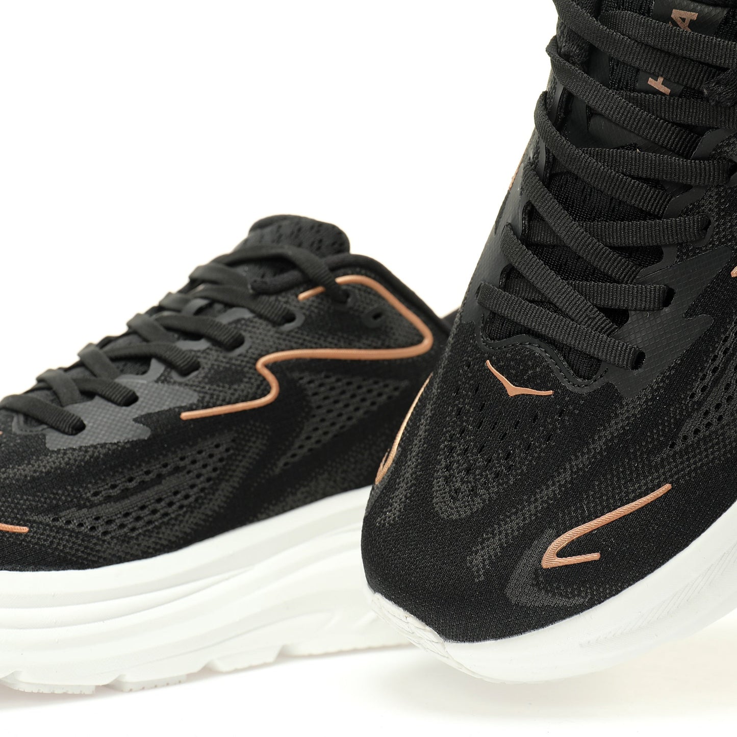 HOKA One One Clifton 9 Black / Brown
