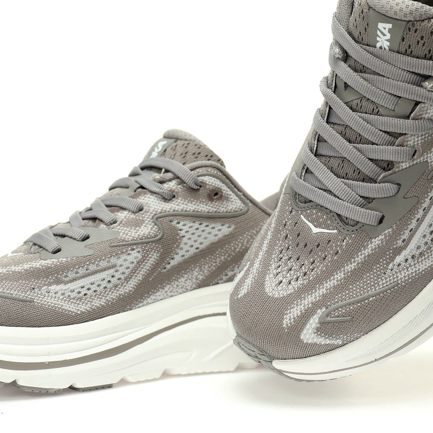 HOKA One One Clifton 9  Grey/White