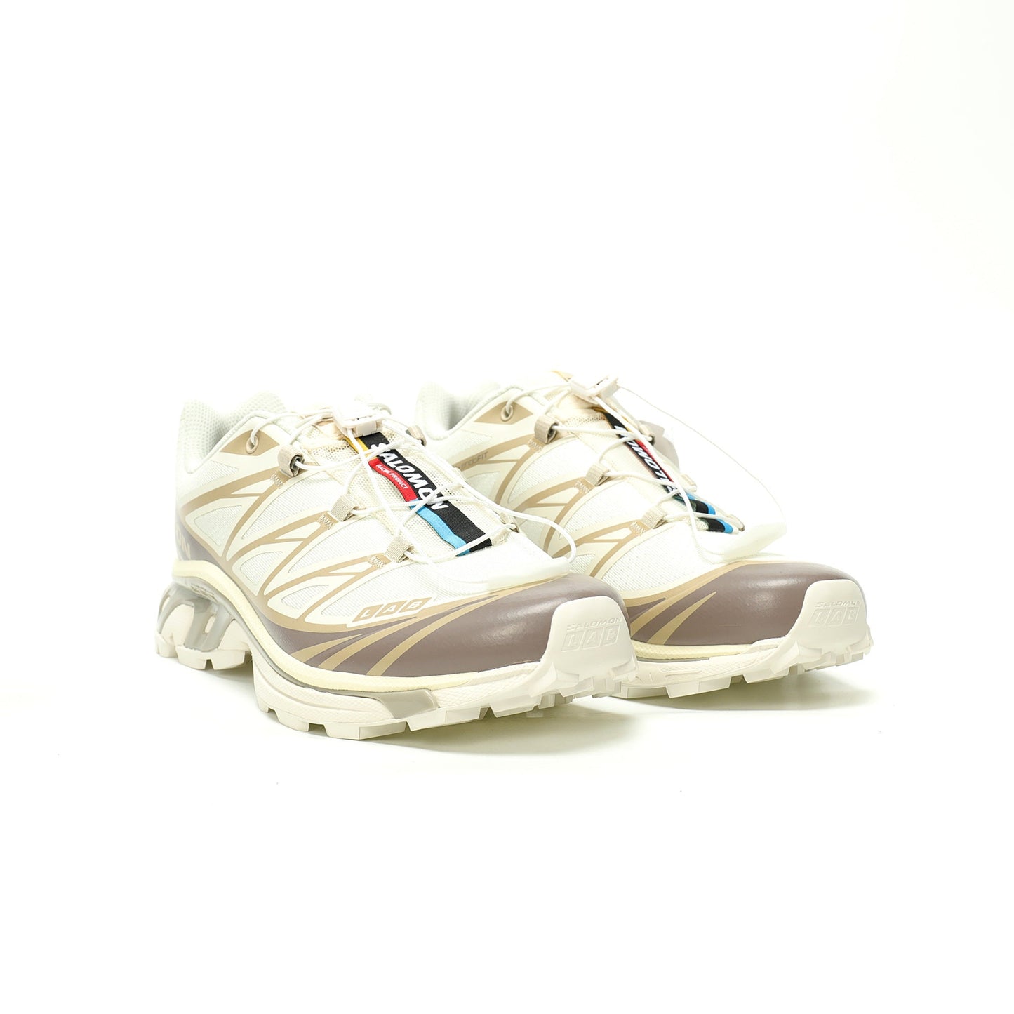 Salomon XT-6 GTX Outdoor Sports Shoes Collection   Brown/White