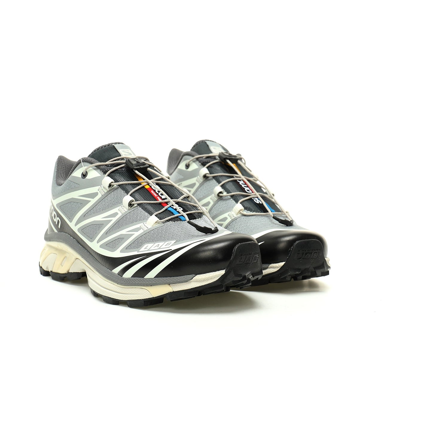 Salomon XT-6 GTX Outdoor Sports Shoes Collection   Grey / Black / Beige