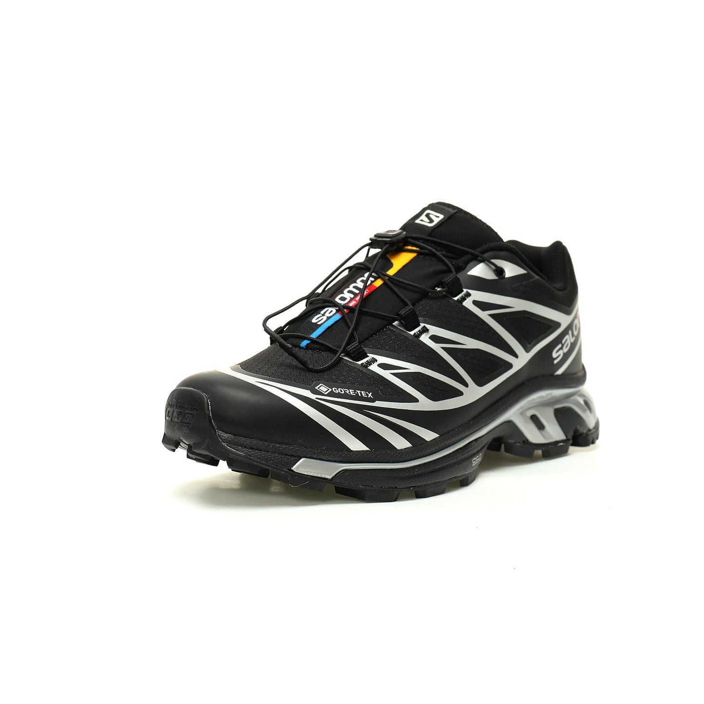 Salomon XT-6 GTX Outdoor Sports Shoes Collection   Black / Silver