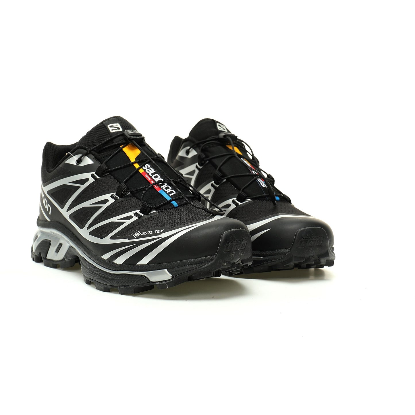 Salomon XT-6 GTX Outdoor Sports Shoes Collection   Black / Silver