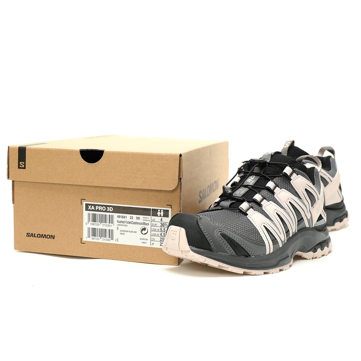 SALOMON XA PRO 3D GTX   Gray / Lotus Pink