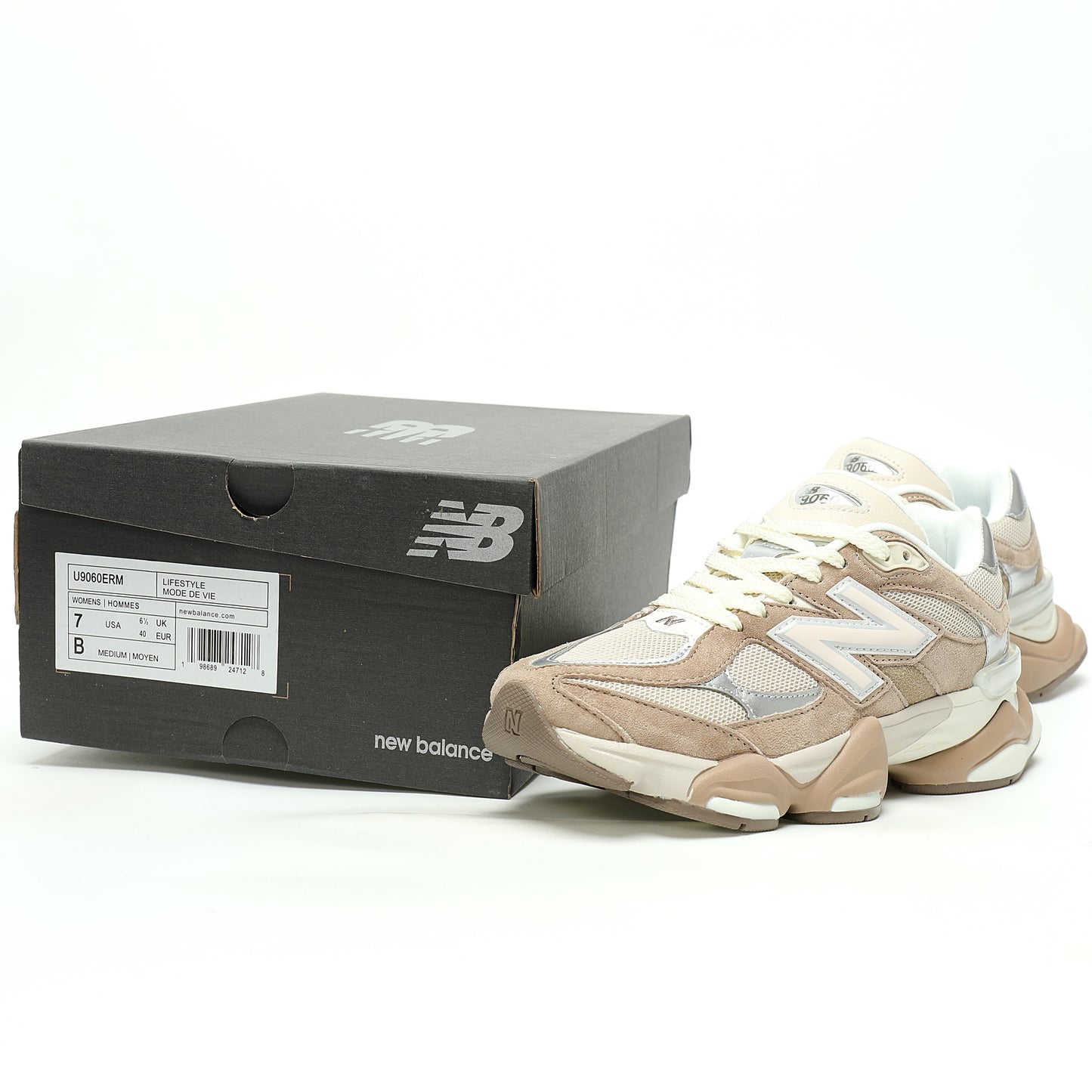 New Balance U9060 Sneaker  Beige/Silver
