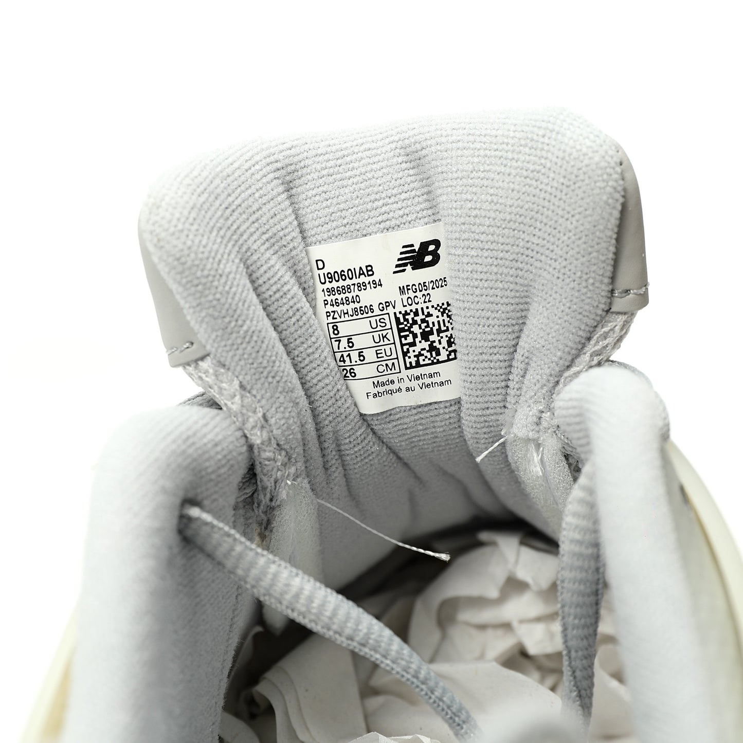 New Balance 9060 Sneaker  TPU  Grey/White