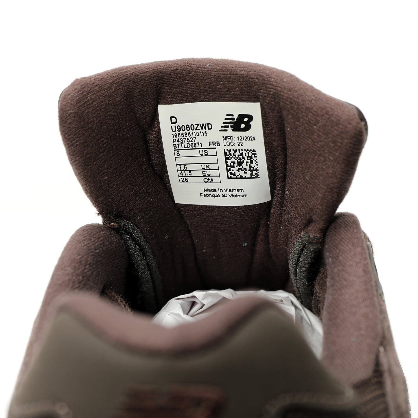 New Balance 9060 Sneaker  Chocolate Brown