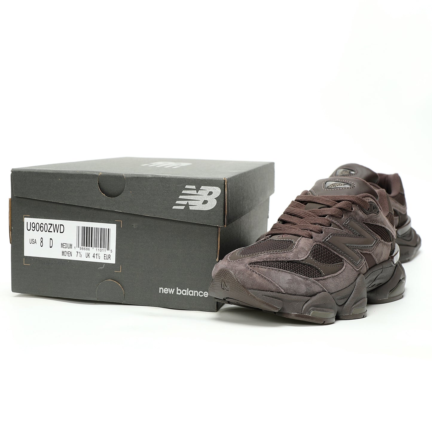 New Balance 9060 Sneaker  Chocolate Brown