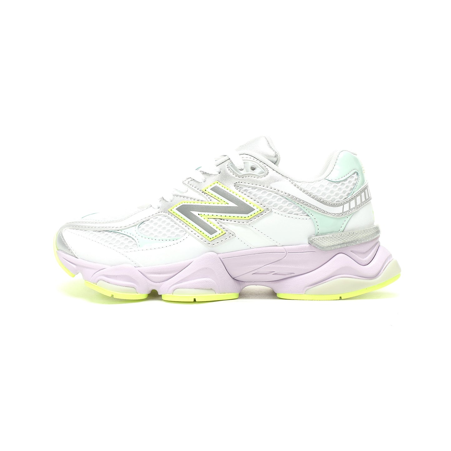 New Balance 9060 Sneaker  Light green / Yellow / Silver