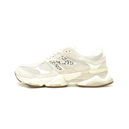 New Balance 9060 Sneaker   White / Leopard Print