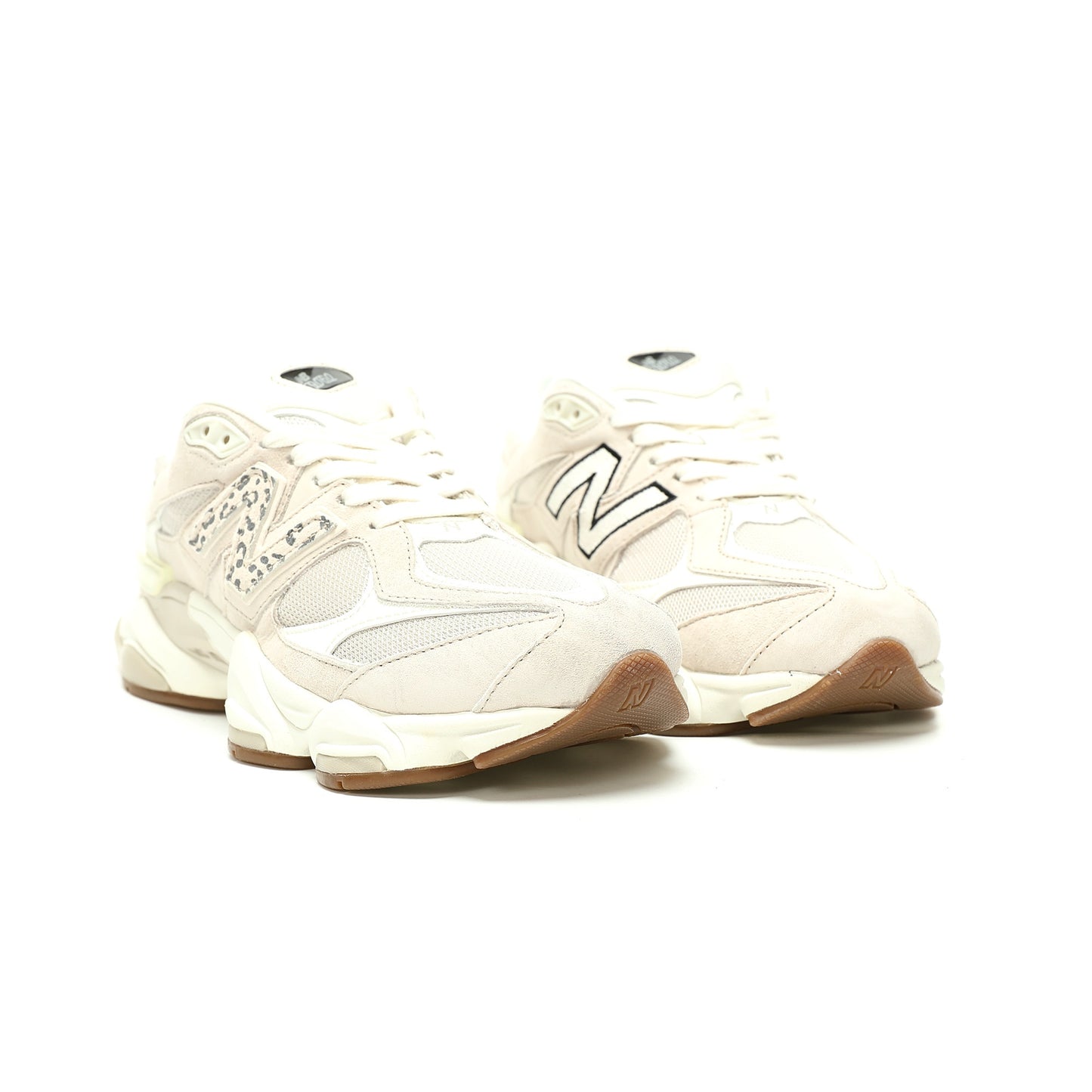 New Balance 9060 Sneaker   White / Leopard Print