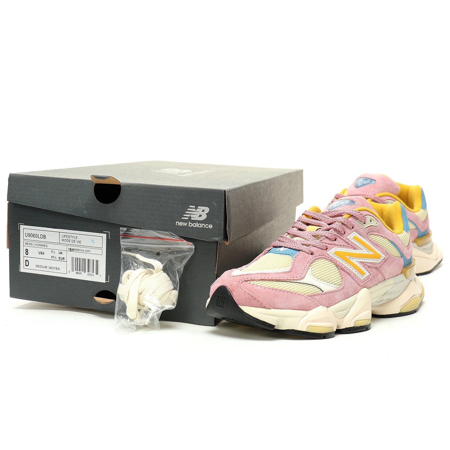 New Balance 9060 Sneaker  Pink / Yellow / Blue