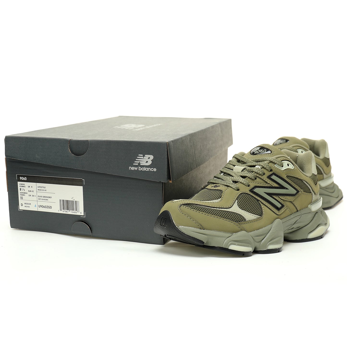 New Balance 9060 Sneaker    Olive green