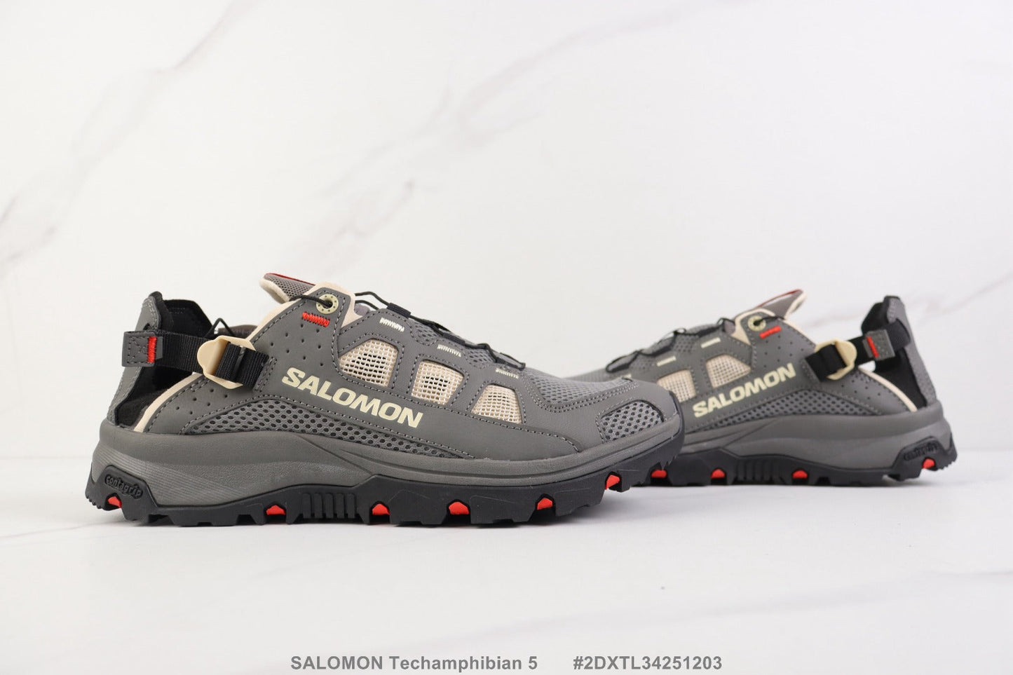 Salomon Techamphibian 5'   Grey / Beige
