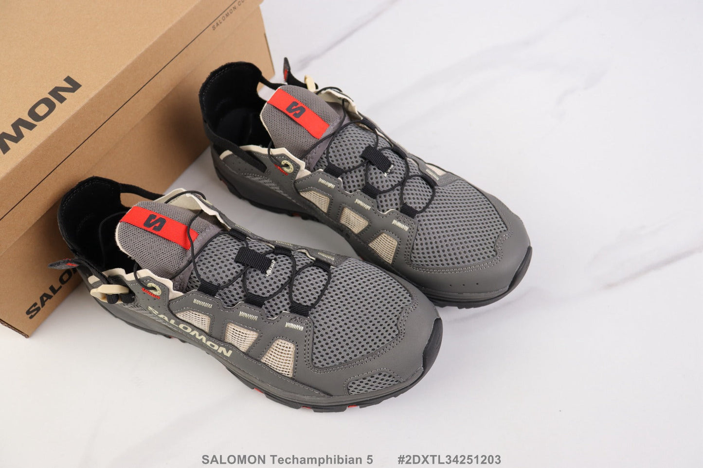 Salomon Techamphibian 5'   Grey / Beige