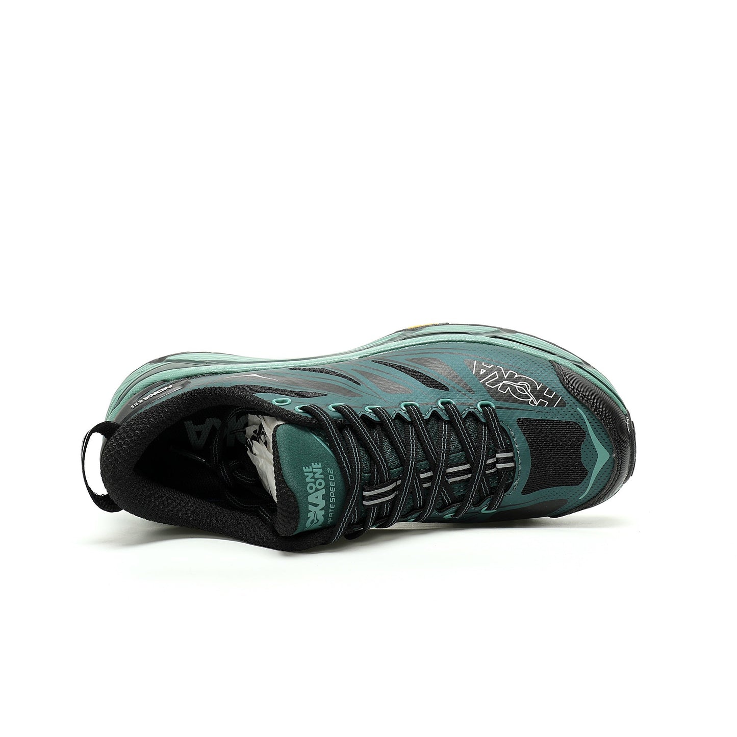 HOKA Mafate Speed 2 Low | Trail Running Shoes   Green/Black