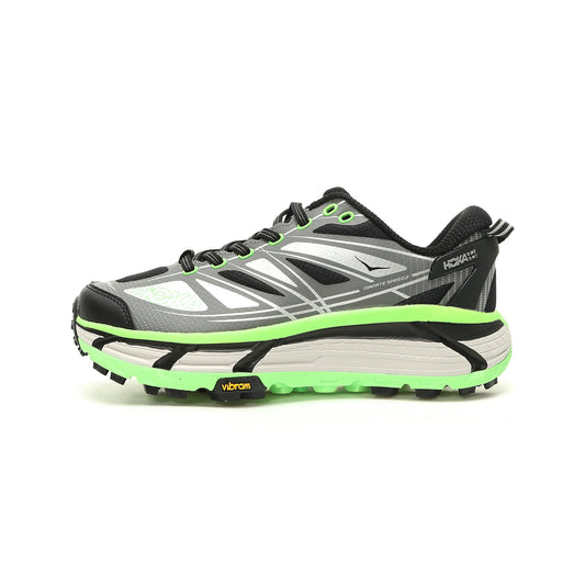 HOKA Mafate Speed 2 Low | Trail Running Shoes   Black/Grey/Green