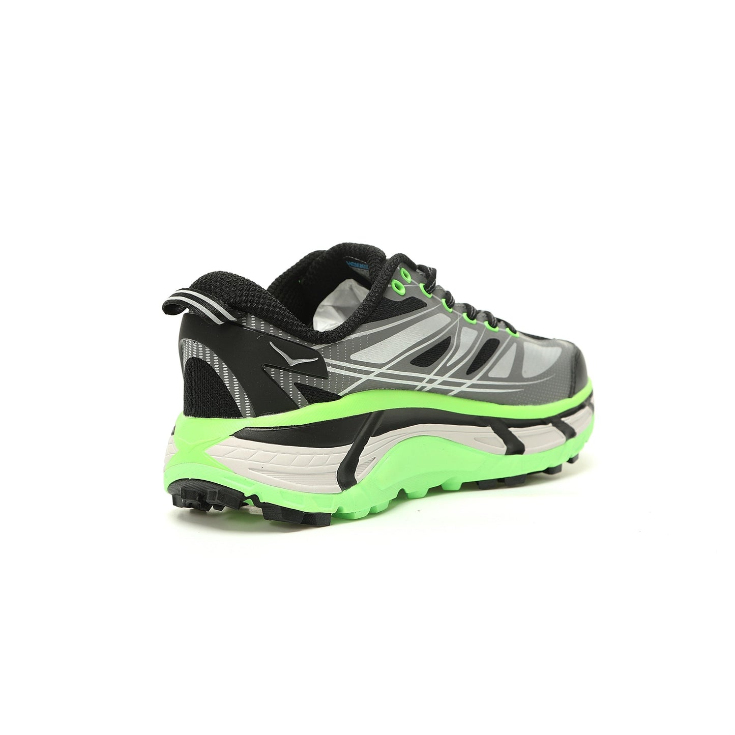 HOKA Mafate Speed 2 Low | Trail Running Shoes   Black/Grey/Green