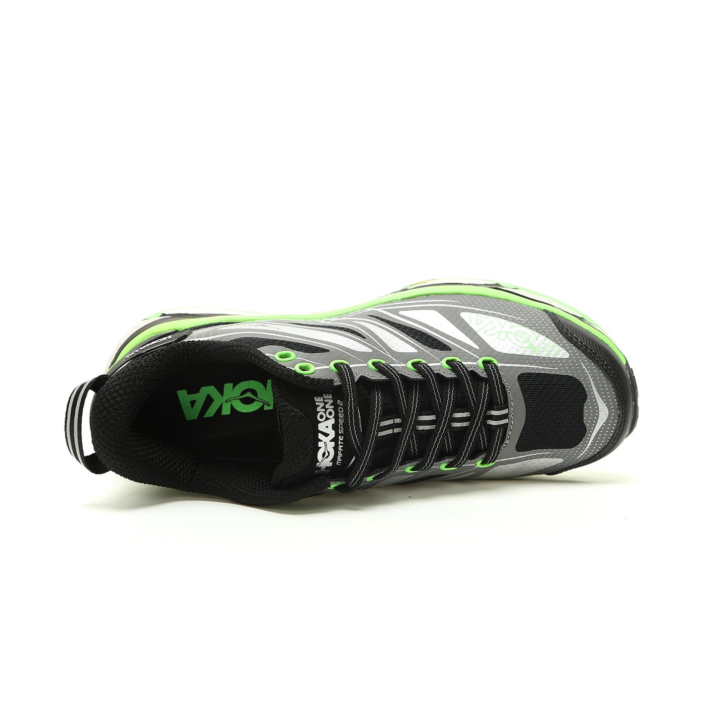 HOKA Mafate Speed 2 Low | Trail Running Shoes   Black/Grey/Green