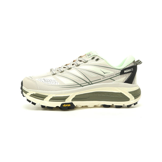 HOKA Mafate Speed 2 Low | Trail Running Shoes   Beige/Green
