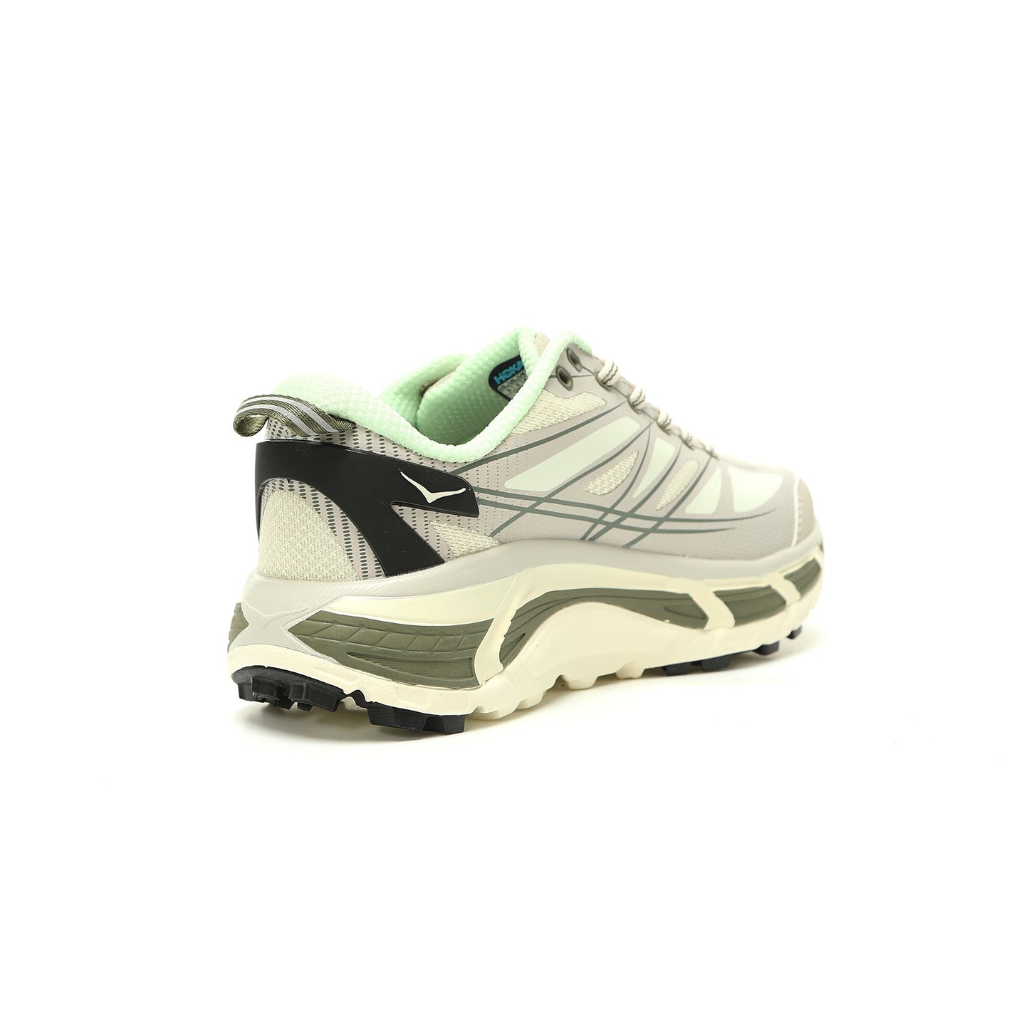 HOKA Mafate Speed 2 Low | Trail Running Shoes   Beige/Green