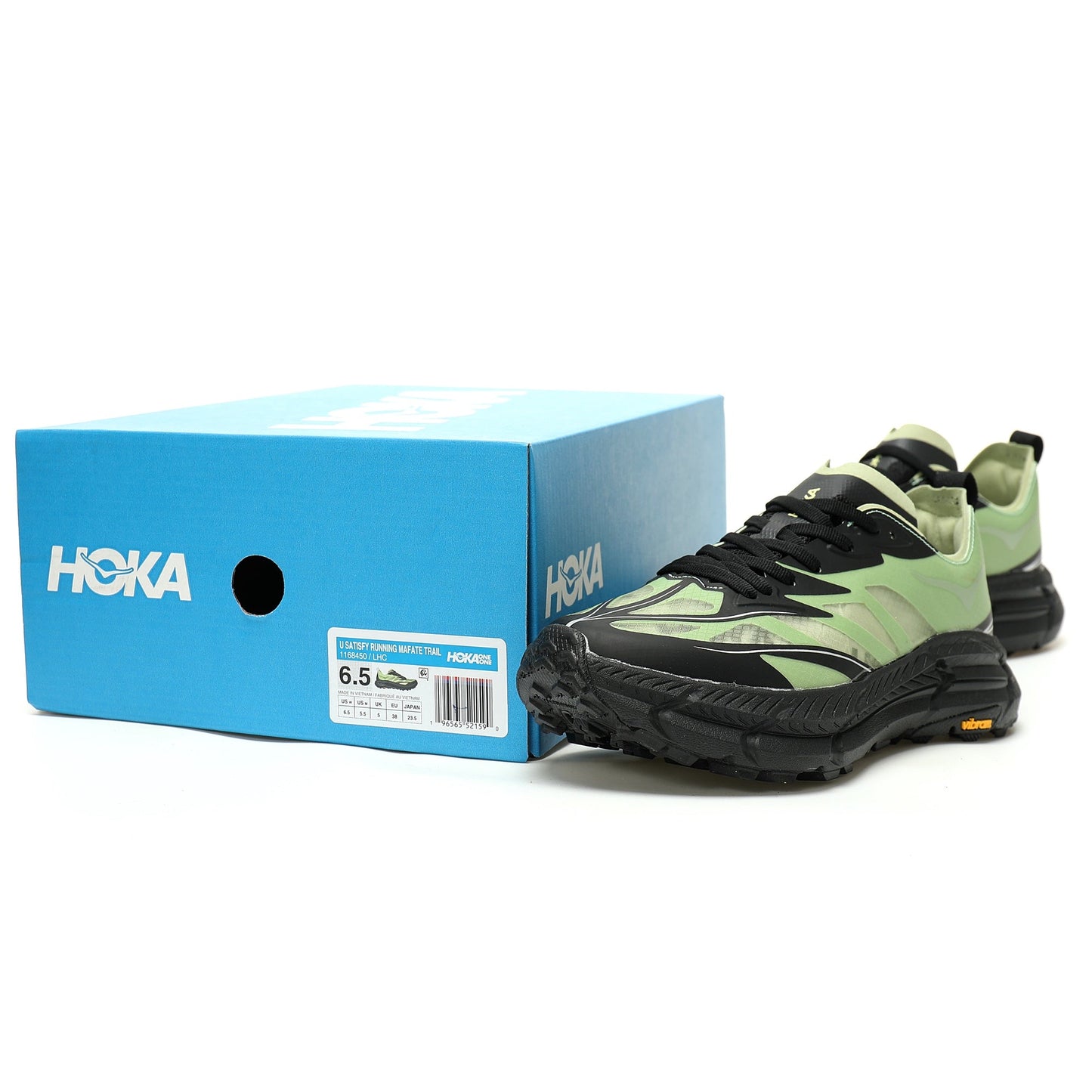 HOKA Mafate Speed 2 Low | Trail Running Shoes   Black/Green