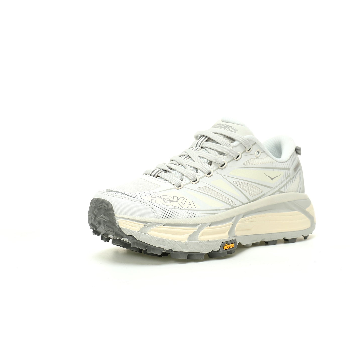 HOKA Mafate Speed 2 Low | Trail Running Shoes   White/Grey