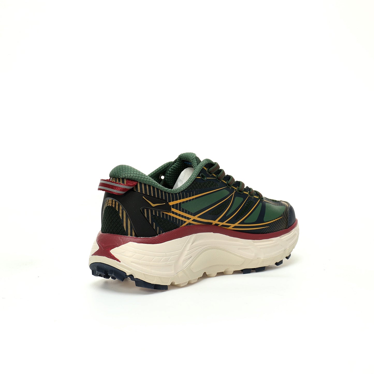 HOKA Mafate Speed 2 Low | Trail Running Shoes   Green / Red / Beige
