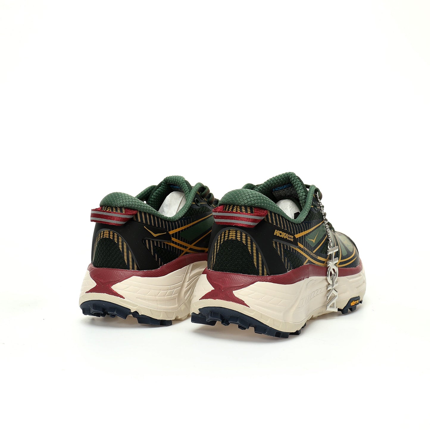 HOKA Mafate Speed 2 Low | Trail Running Shoes   Green / Red / Beige