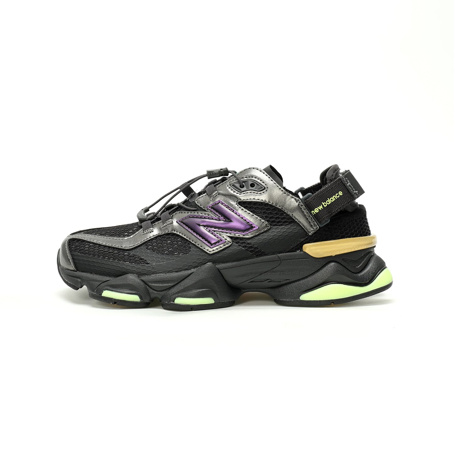 New Balance U9060 Sneaker   Mesh surface /Black / Green / Purple