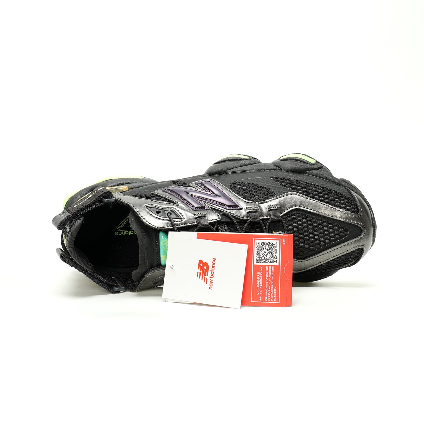 New Balance U9060 Sneaker   Mesh surface /Black / Green / Purple