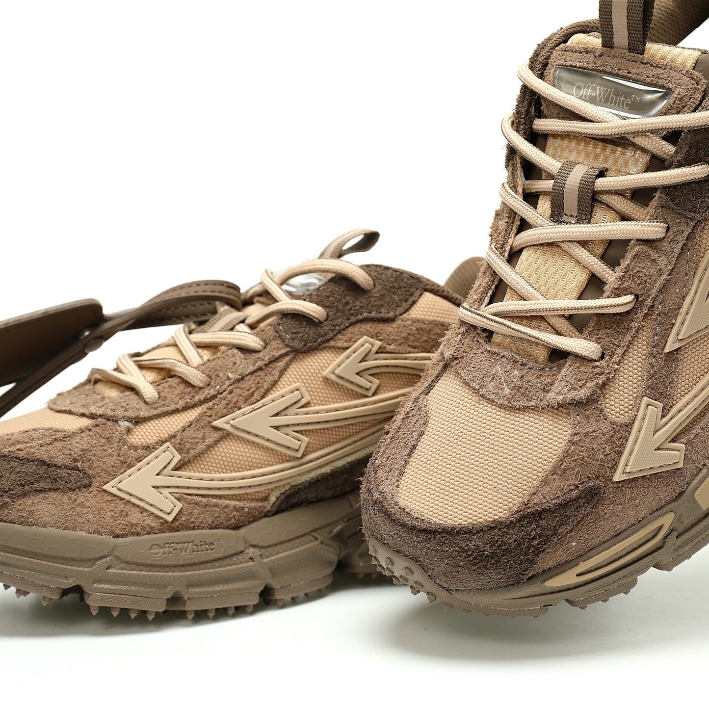 Off-White™ "Be Right Back" Sneaker — BRB    Brown