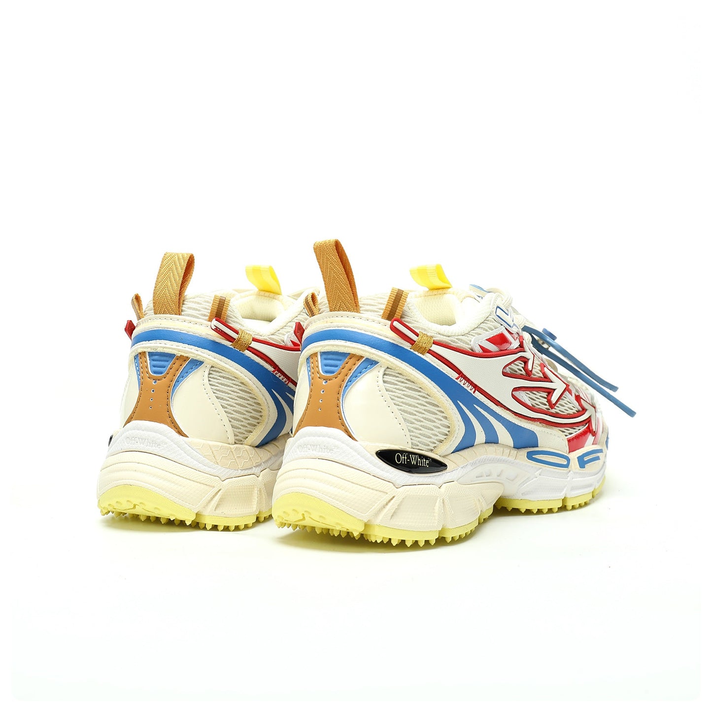 Off-White™ "Be Right Back" Sneaker — BRB   Beige / Red / Blue