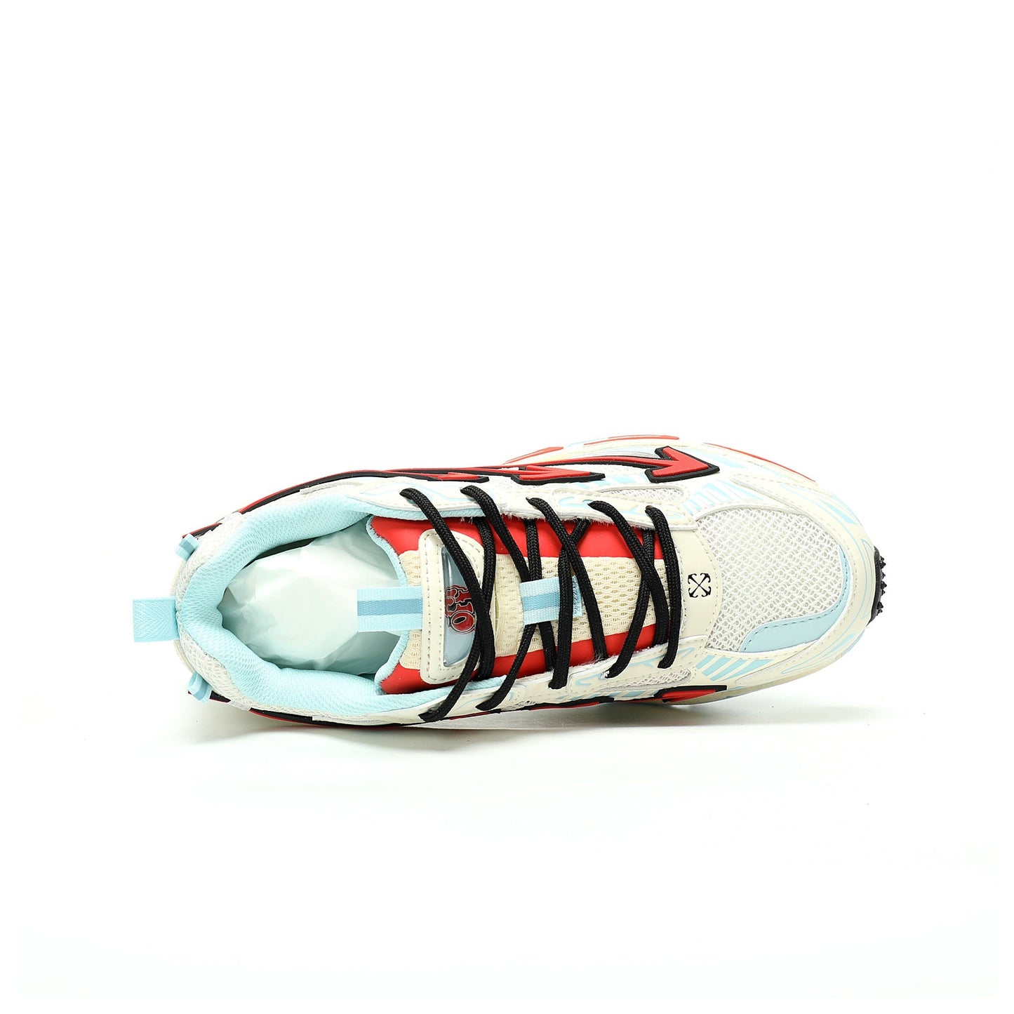 Off-White™ "Be Right Back" Sneaker — BRB   Red / Blue