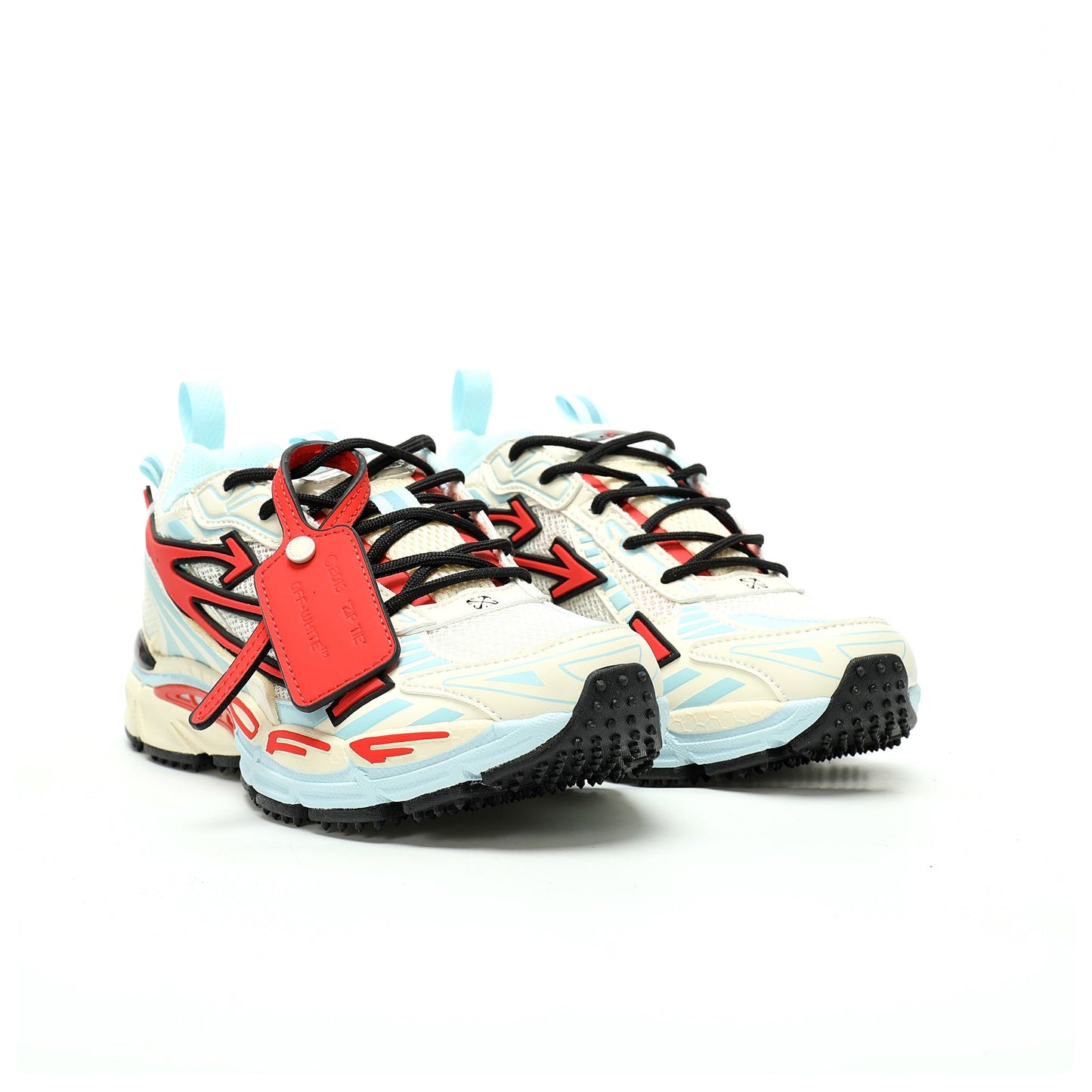 Off-White™ "Be Right Back" Sneaker — BRB   Red / Blue