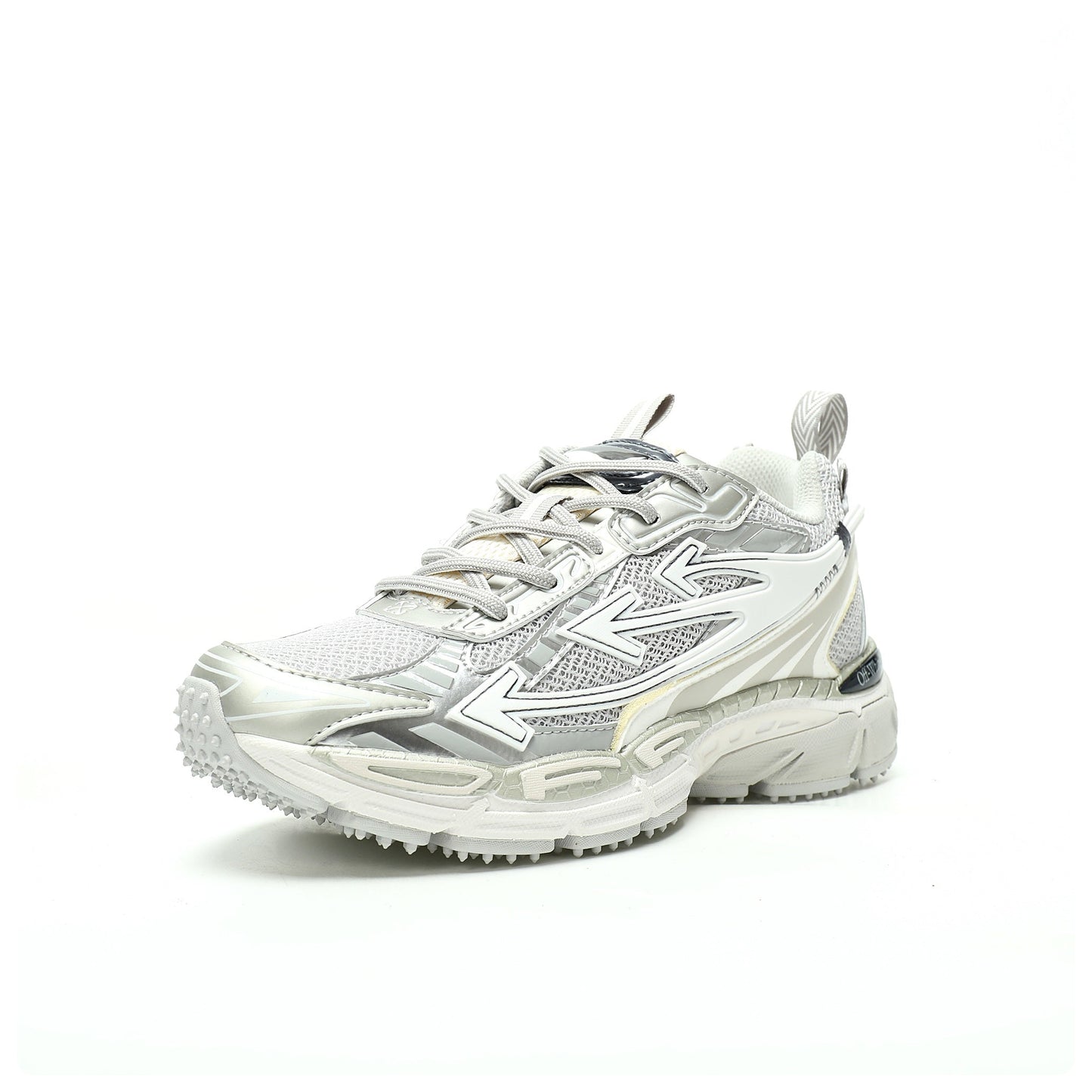 Off-White™ "Be Right Back" Sneaker — BRB   Grey/Silver