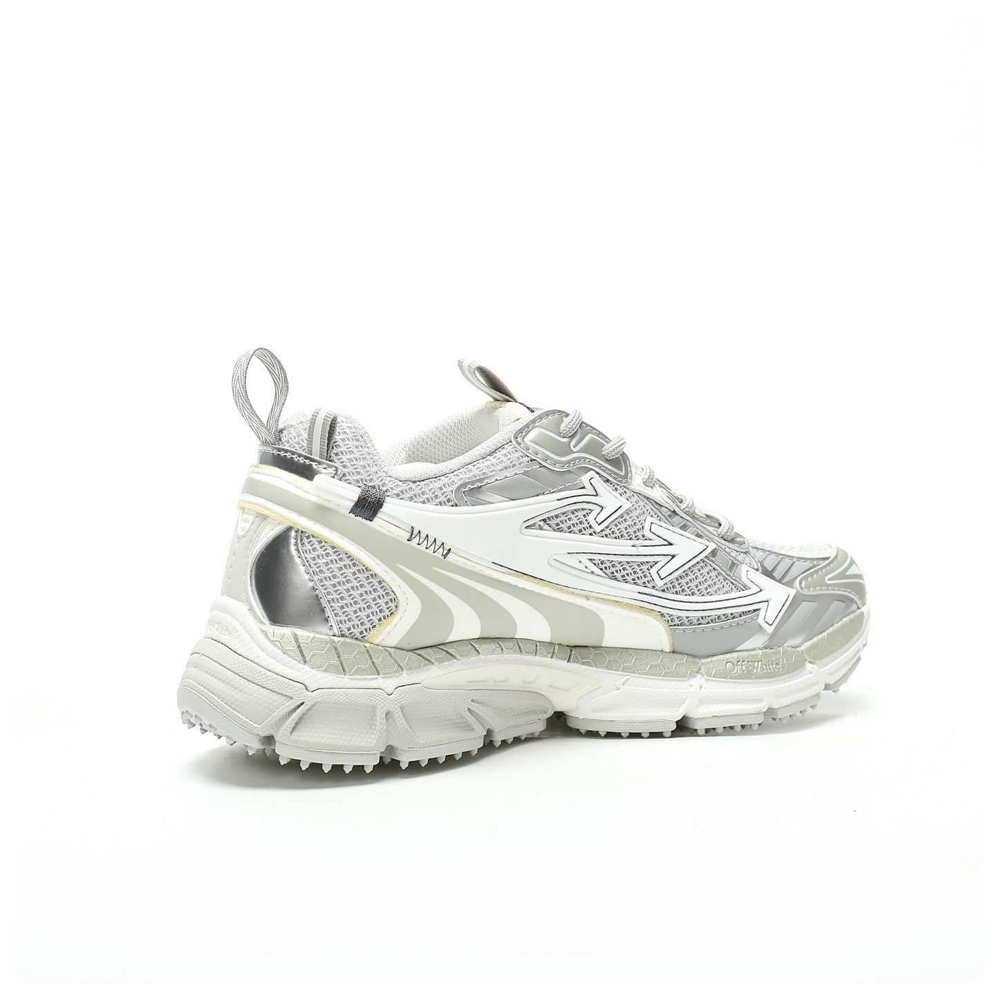 Off-White™ "Be Right Back" Sneaker — BRB   Grey/Silver
