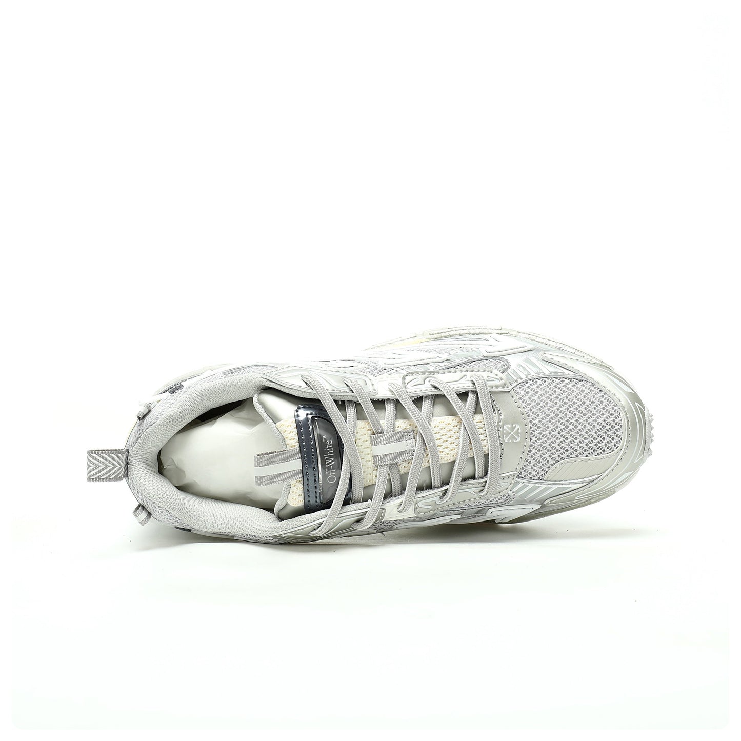 Off-White™ "Be Right Back" Sneaker — BRB   Grey/Silver