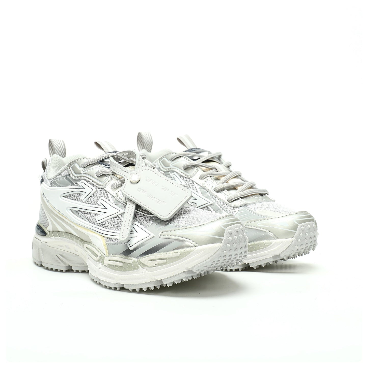 Off-White™ "Be Right Back" Sneaker — BRB   Grey/Silver