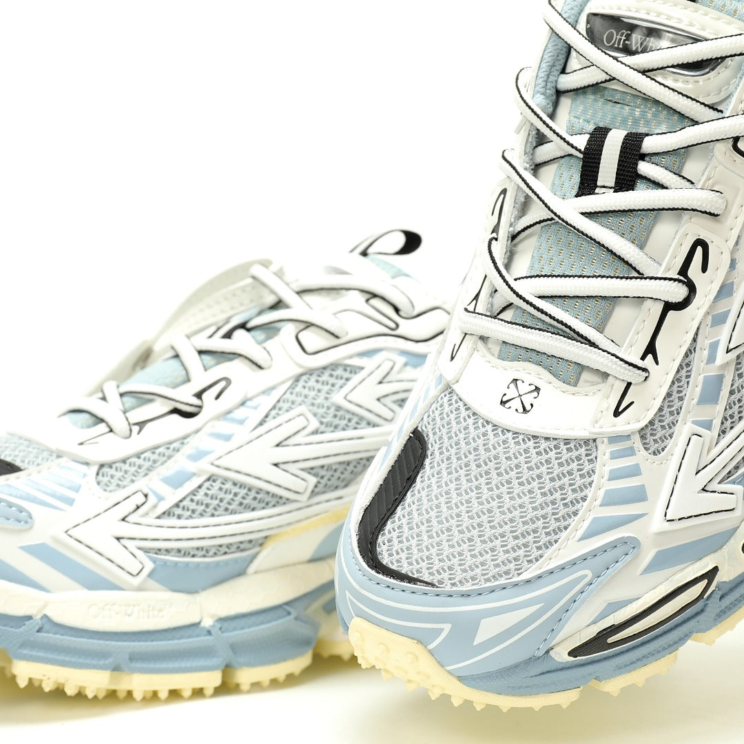 Off-White™ "Be Right Back" Sneaker — BRB   Blue/White