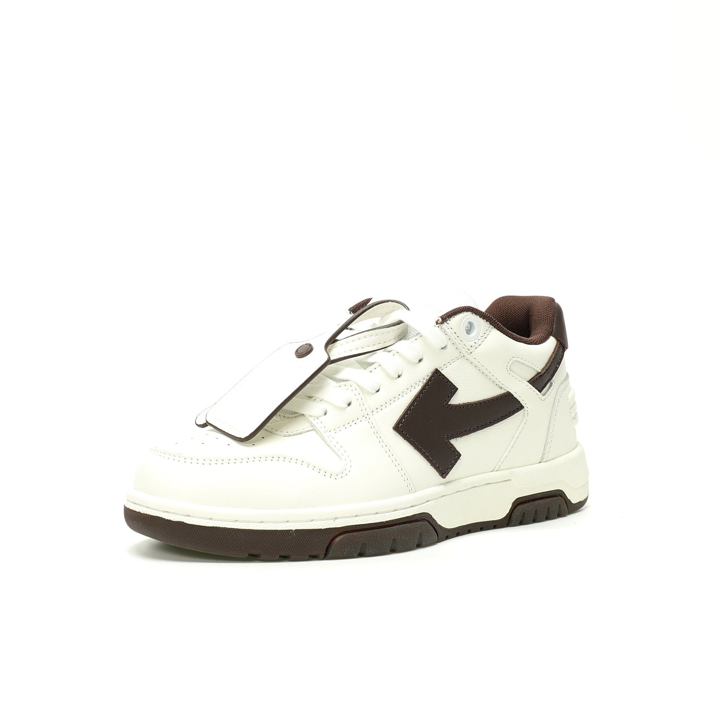Off-White™ "Out Of Office" OOO Sneaker   White/Brown