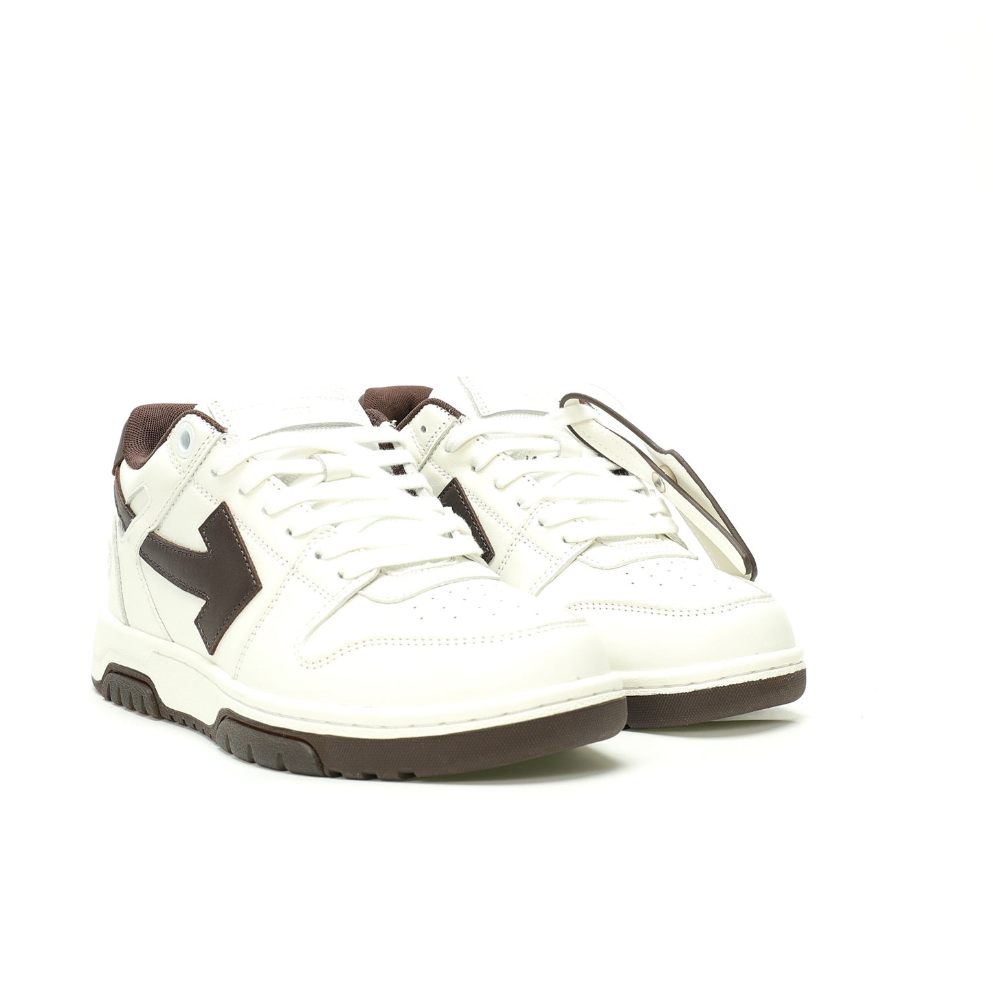 Off-White™ "Out Of Office" OOO Sneaker   White/Brown